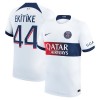 Original Fußballtrikot Paris Saint-Germain Ekitike 44 Auswärtstrikot 2023-24 Für Herren